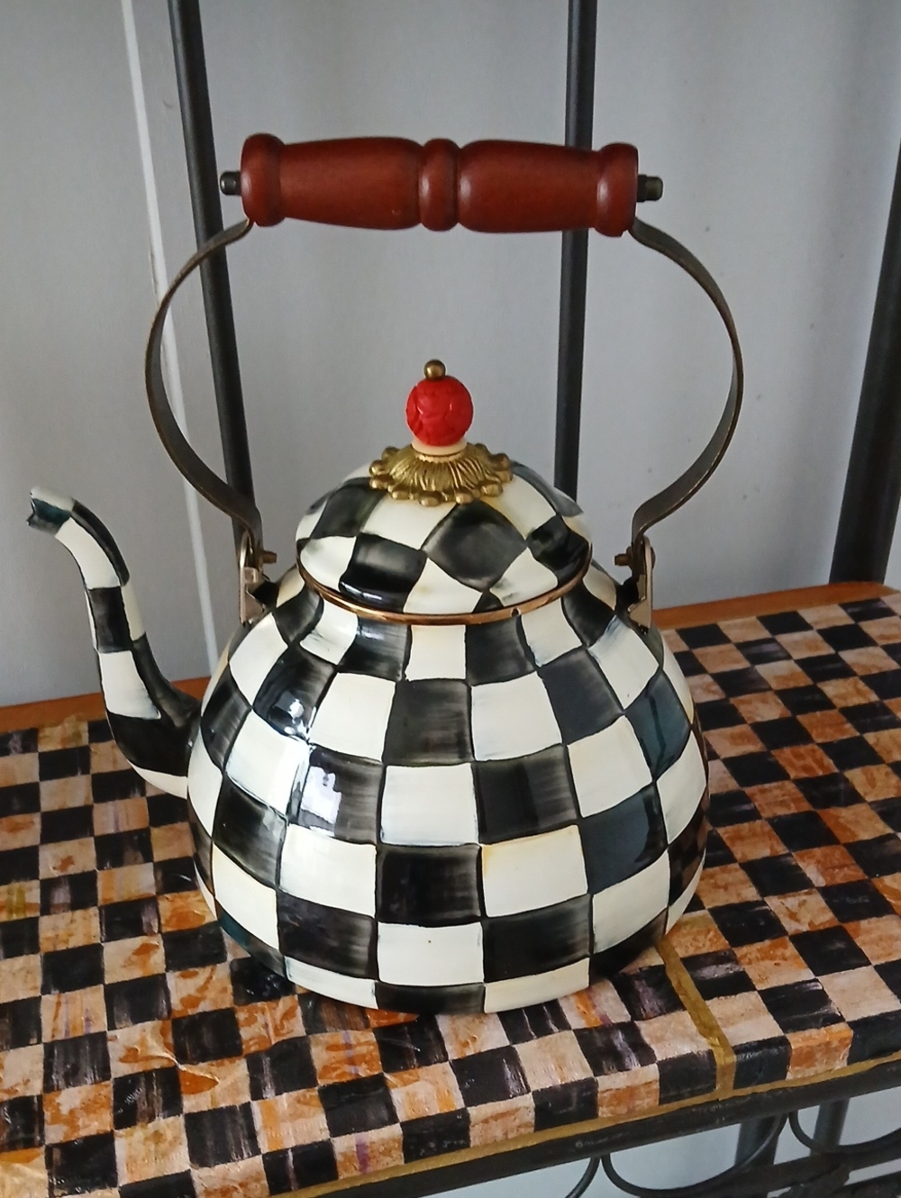 Mackensie Childs 3 Quart Teapot